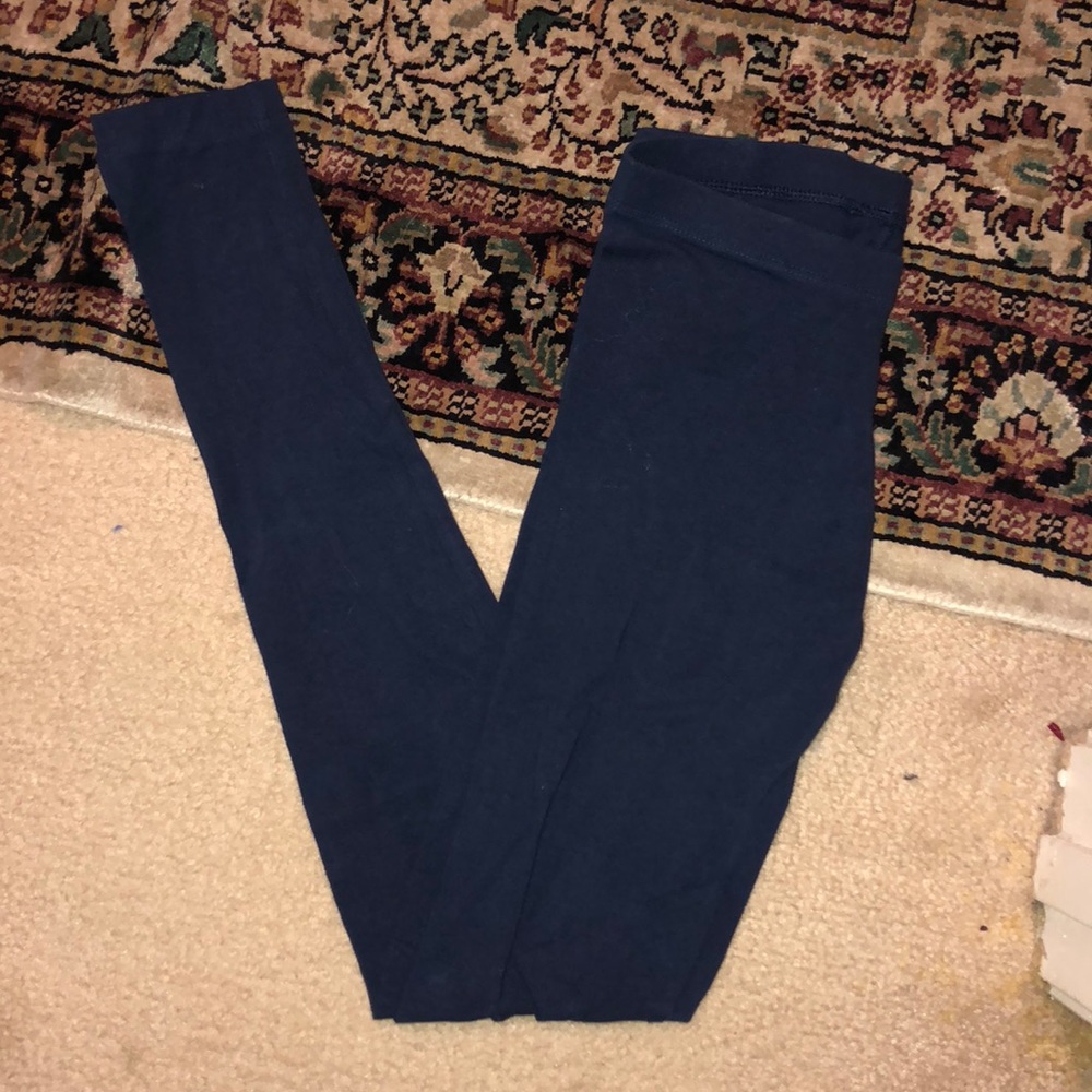 Navy blue leggings